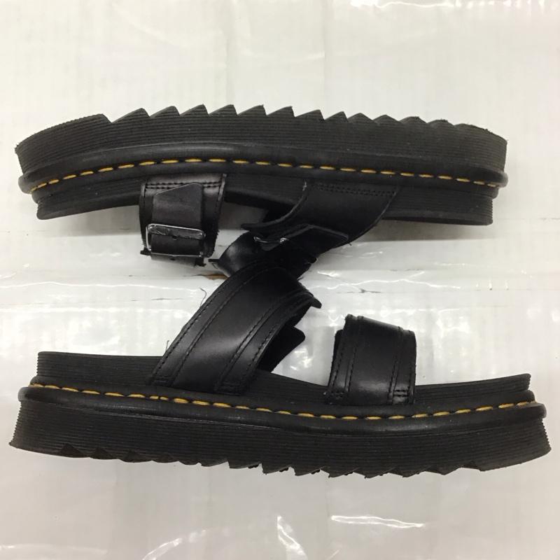 ドクターマーチン Dr.Martens サンダル サンダル MYLES シャークソール UK8 US:9 無地 黒 / ブラック / メンズ USED 古着 中古 10110936