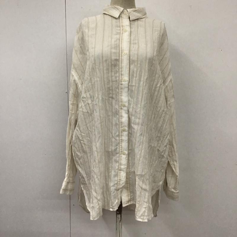 ニコアンド niko and... シャツ、ブラウス 長袖 NKN24643SM FREE ストライプ マルチカラー / マルチカラー / レディース USED 古着 中古 10110320