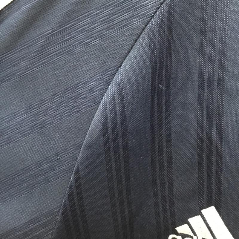 アディダス adidas ジャケット、上着 ジャケット、ブレザー JD1018 トラックジャケット スポーツウェア L ロゴ、文字 紺 / ネイビー / X 白 / ホワイト / メンズ USED 古着 中古 10119342