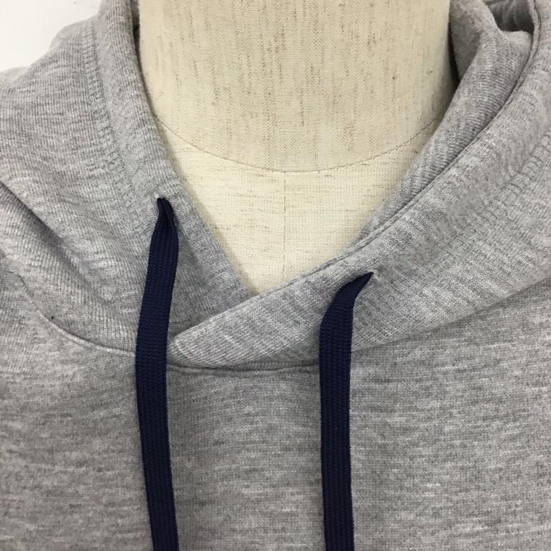 ザノースフェイス THE NORTH FACE パーカー 長袖 nt61795 カラーヘザードスウェットフーディ プルオーバーパーカー XL ロゴ、文字 灰 / グレー / メンズ USED 古着 中古 10127319