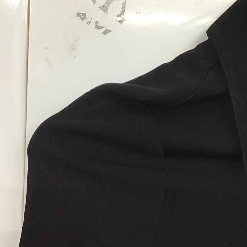 ザラ ZARA シャツ、ブラウス 長袖 S 無地 黒 / ブラック / レディース USED 古着 中古 10129859
