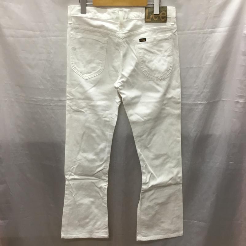リー Lee パンツ デニム、ジーンズ 40102 ブーツカット 31 無地 白 / ホワイト / メンズ USED 古着 中古 10118982