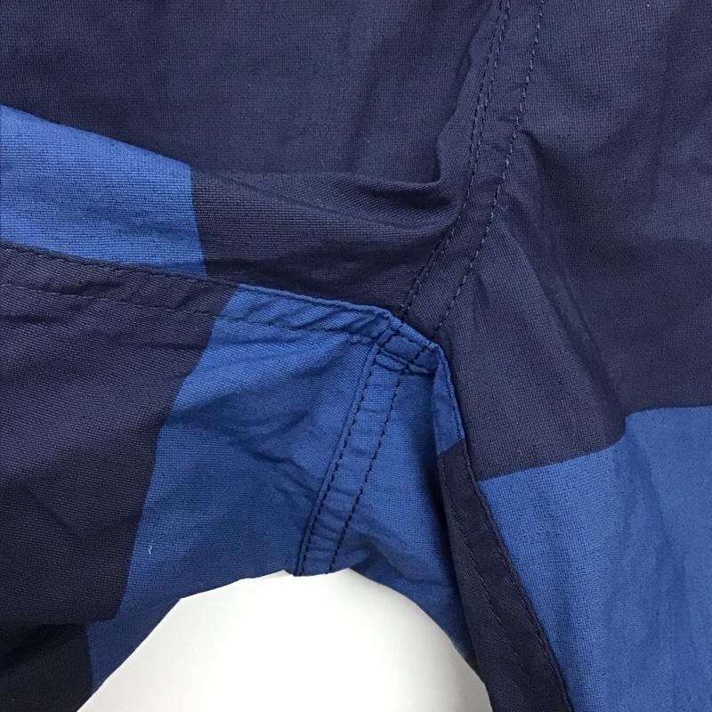 パタゴニア patagonia パンツ ショートパンツ 86621sp17 ショートパンツ ハーフパンツ 33インチ ボーダー柄 青 / ブルー / メンズ USED 古着 中古 10130817