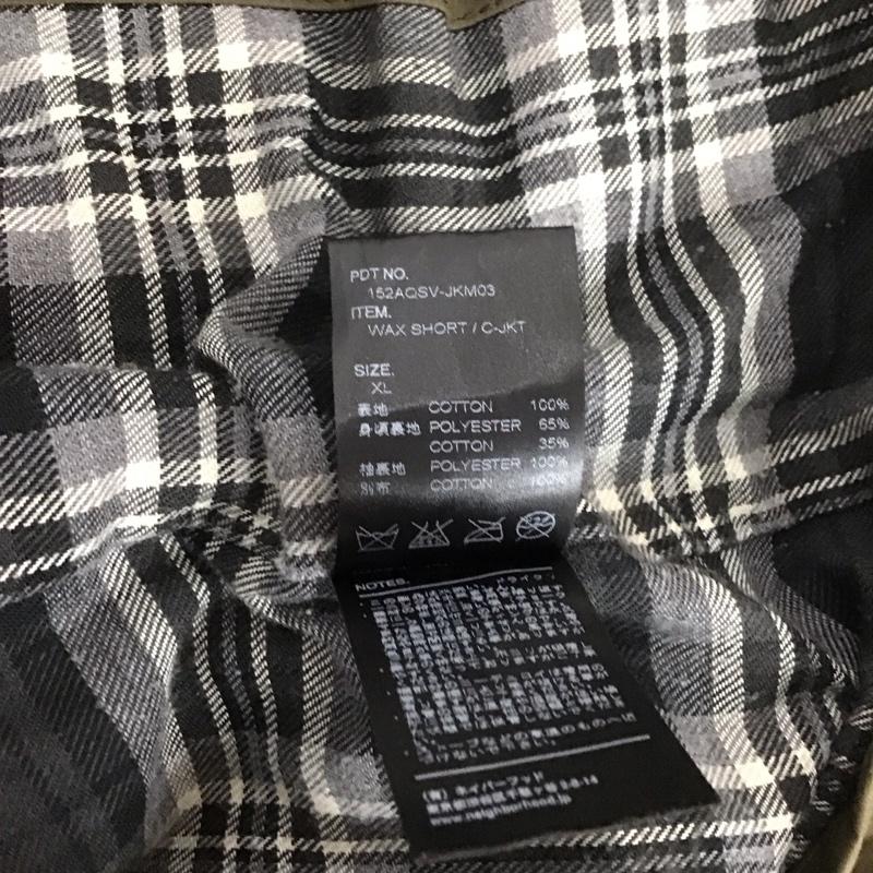 ネイバーフッド NEIGHBORHOOD ジャケット、上着 ジャンパー、ブルゾン 152aqsv-jkm03 WAXSHORTJKT オイルドジャケット ジップアップジャケット 4 無地 カーキ / カーキ / メンズ USED 古着 中古 10109305