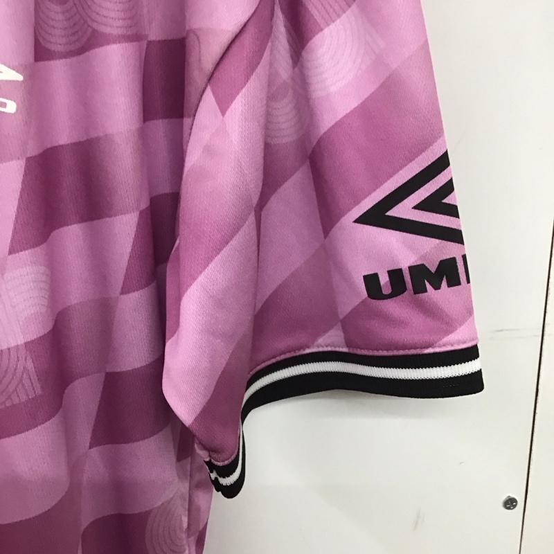 アンブロ UMBRO シャツ、ブラウス 半袖 半袖カットソー プリントTシャツ 半袖シャツ ユニフォーム M プリント 桃 / ピンク / メンズ USED 古着 中古 10139300