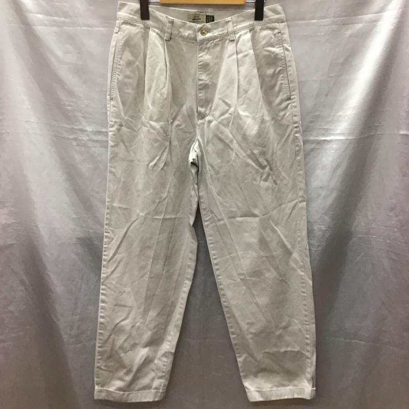 ギャップ GAP パンツ チノパン 112125-23-1 コットン イージーフィット W30 無地 灰 / グレー /  メンズ USED 古着 中古 10122618