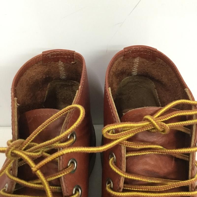 レッドウィング RED WING ブーツ ショートブーツ 3139 クラシック チャッカ 8 1/2D 26.5cm 26.5cm 無地 茶 / ブラウン / メンズ USED 古着 中古 10143020