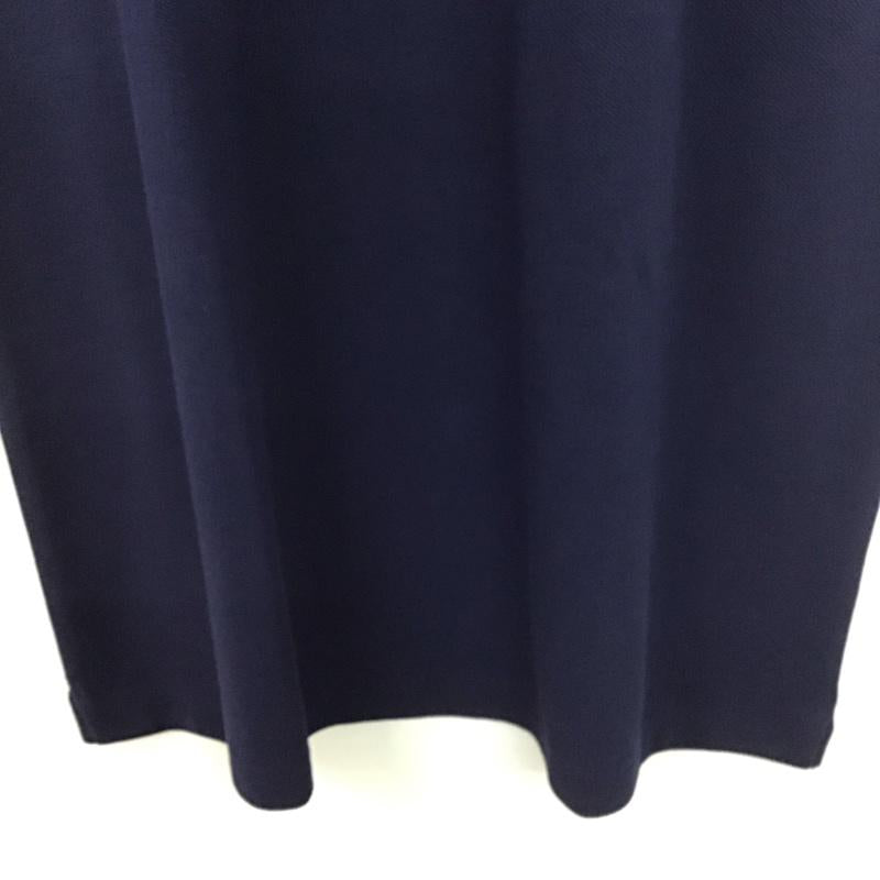 ポロラルフローレン POLO RALPH LAUREN ワンピース ロングスカート 半袖ロングワンピース ポロシャツワンピース M ロゴ、文字 紺 / ネイビー / レディース USED 古着 中古 10138831