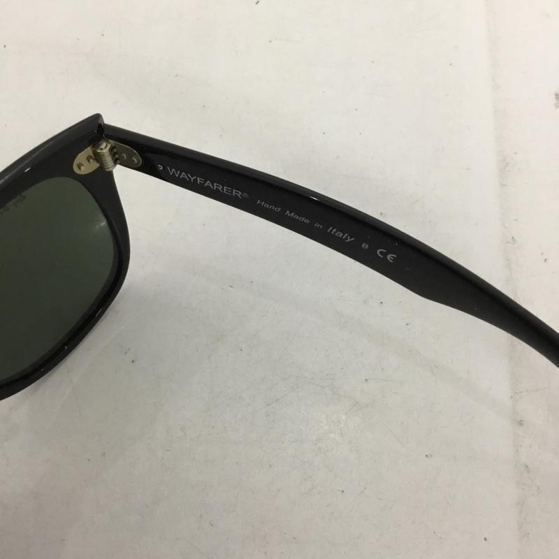 レイバン Ray-Ban めがね・サングラス サングラス RB2140-F WAYFARER カラーレンズ ケース付き ロゴ、文字 黒 / ブラック / メンズ USED 古着 中古 10129429