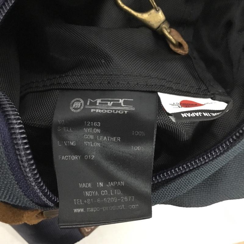 マスターピース MASTERPIECE ウエストバッグ ウエストバッグ 12163 ボディバッグ プリント 紺 / ネイビー / メンズ USED 古着 中古 10141882