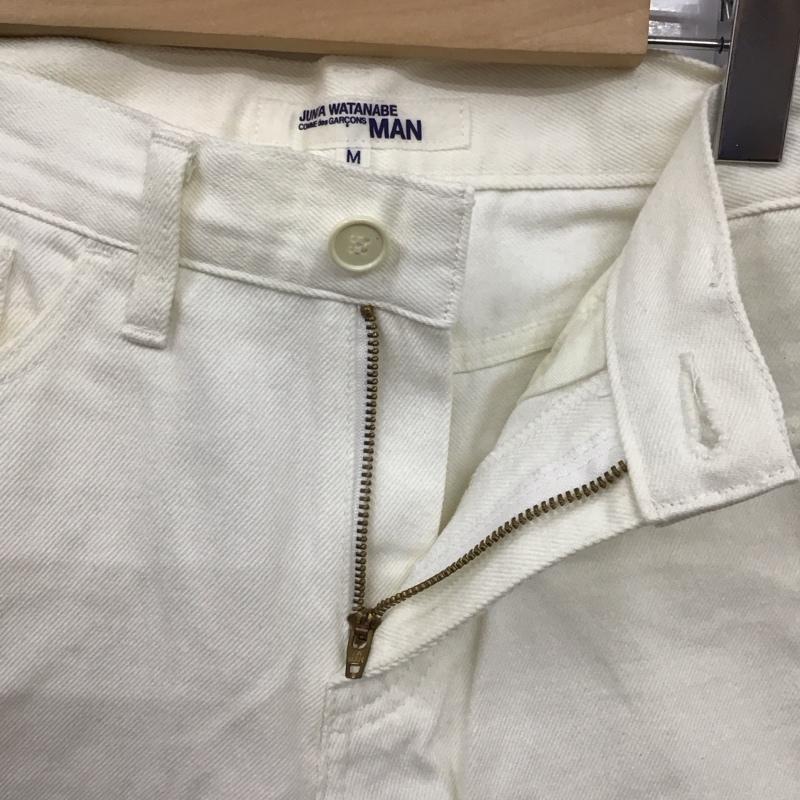 ジュンヤワタナベコムデギャルソンマン JUNYA WATANABE COMME des GARCONS MAN パンツ デニム、ジーンズ WI-P010 M 無地 白 / ホワイト /  メンズ USED 古着 中古 10128518