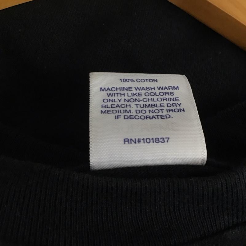 シュプリーム Supreme Tシャツ 半袖 KAWS Chalk Logo Tee 21SS M ロゴ、文字 黒 / ブラック / メンズ USED 古着 中古 10144020