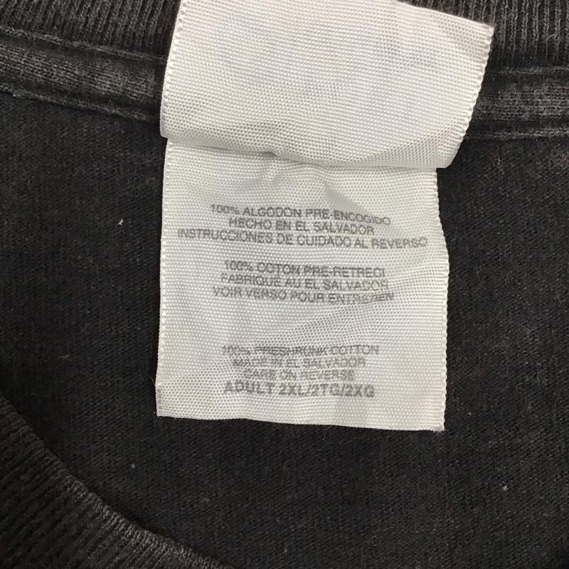 古着 USED Tシャツ 半袖 バックプリント クルーネック 2XL ロゴ、文字 黒 / ブラック / メンズ USED 古着 中古 10122620
