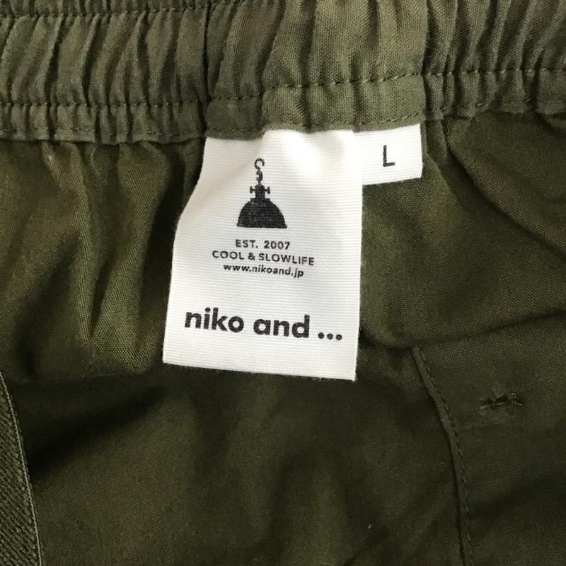 ニコアンド niko and... ジャンパースカート ジャンパースカート NKN25944AD シャカマキシジャンパースカート L 無地 カーキ / カーキ / レディース USED 古着 中古 10110318
