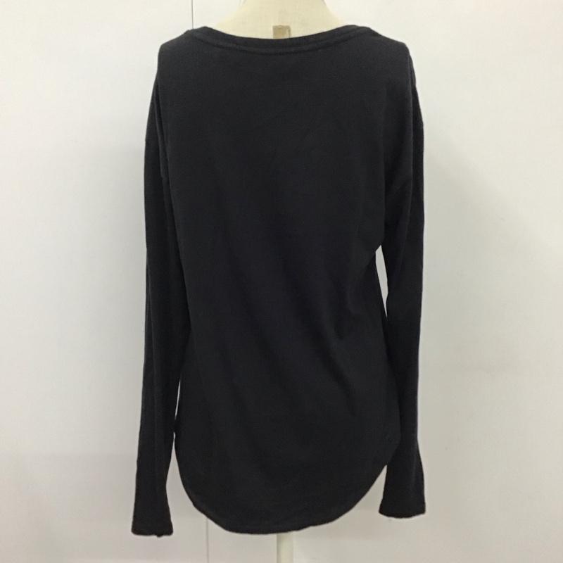 ラルフローレン RALPHLAUREN Tシャツ 長袖 ビッグポニー S プリント 黒 / ブラック / レディース USED 古着 中古 10114443