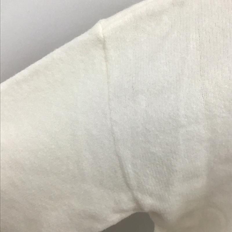 ザラ ZARA ニット、セーター 長袖 長袖ニットカットソー ニット セーター クルーネックニット S 無地 白 / ホワイト /  レディース USED 古着 中古 10110446
