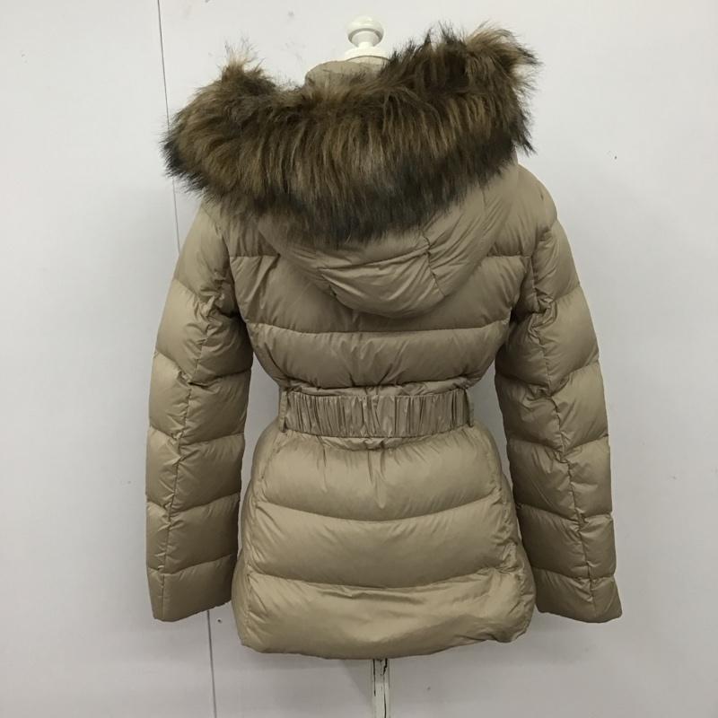 ザラ ZARA コート ダウンコート 0518/243/745 S 無地 ベージュ / ベージュ / レディース USED 古着 中古 10123582