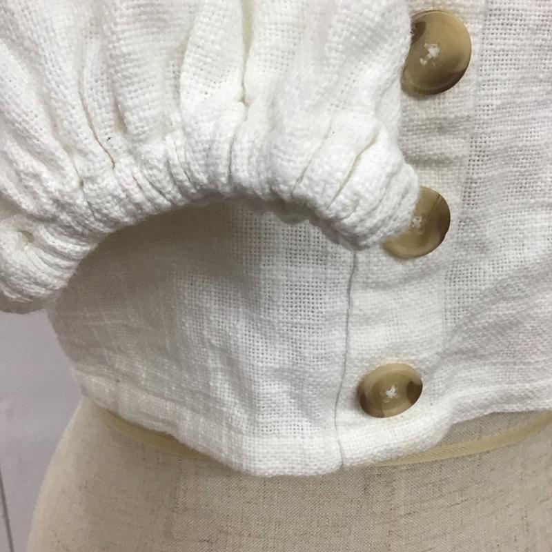 ビラボン BILLABONG カットソー 半袖 BA013-130 ショート丈 S 無地 白 / ホワイト /  レディース USED 古着 中古 10114244