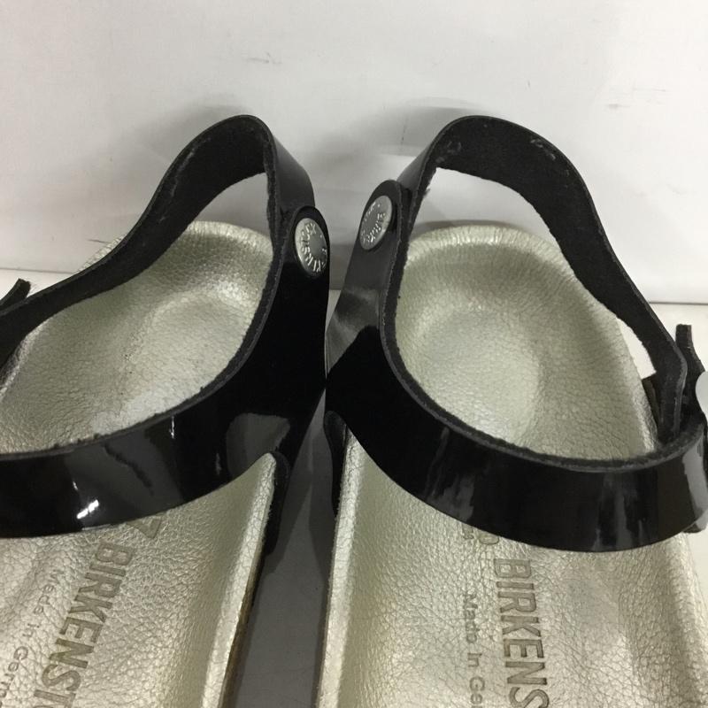 ビルケンシュトック BIRKENSTOCK サンダル サンダル BALI 24cm 24.0cm 無地 黒 / ブラック / レディース USED 古着 中古 10150245