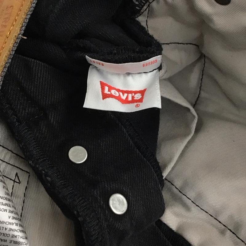 リーバイストラウスアンドコー Levi Strauss & co. パンツ デニム、ジーンズ デニムパンツ ワイドパンツ カジュアルパンツ 32インチ 無地 黒 / ブラック / メンズ USED 古着 中古 10132920