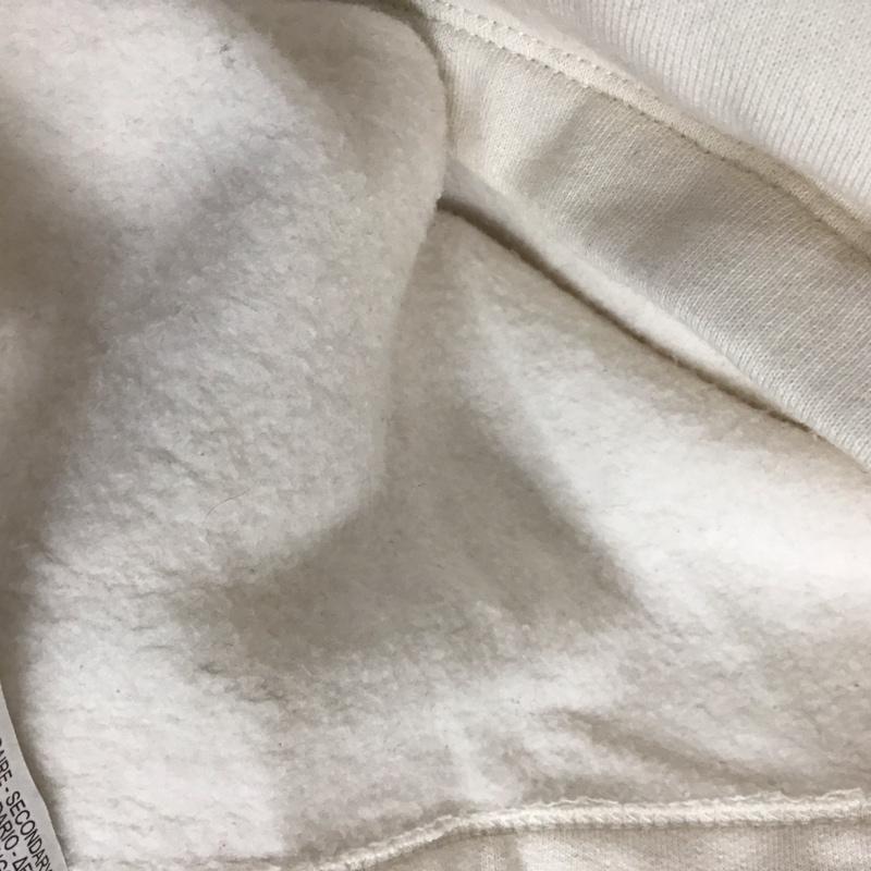 ザラ ZARA トレーナー 長袖 5644 468 712 ニット襟 裏起毛 M 無地 アイボリー / アイボリー / レディース USED 古着 中古 10108296