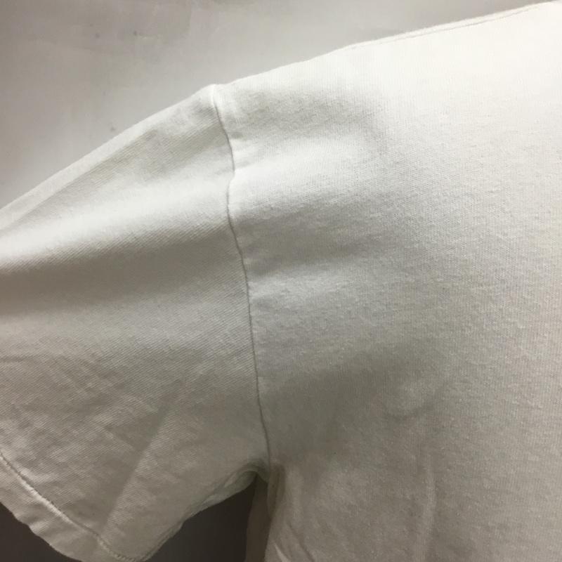 オフホワイト Off-White Tシャツ 半袖 半袖カットソー プリントTシャツ クルーネックカットソー M ロゴ、文字 白 / ホワイト /  メンズ USED 古着 中古 10109329