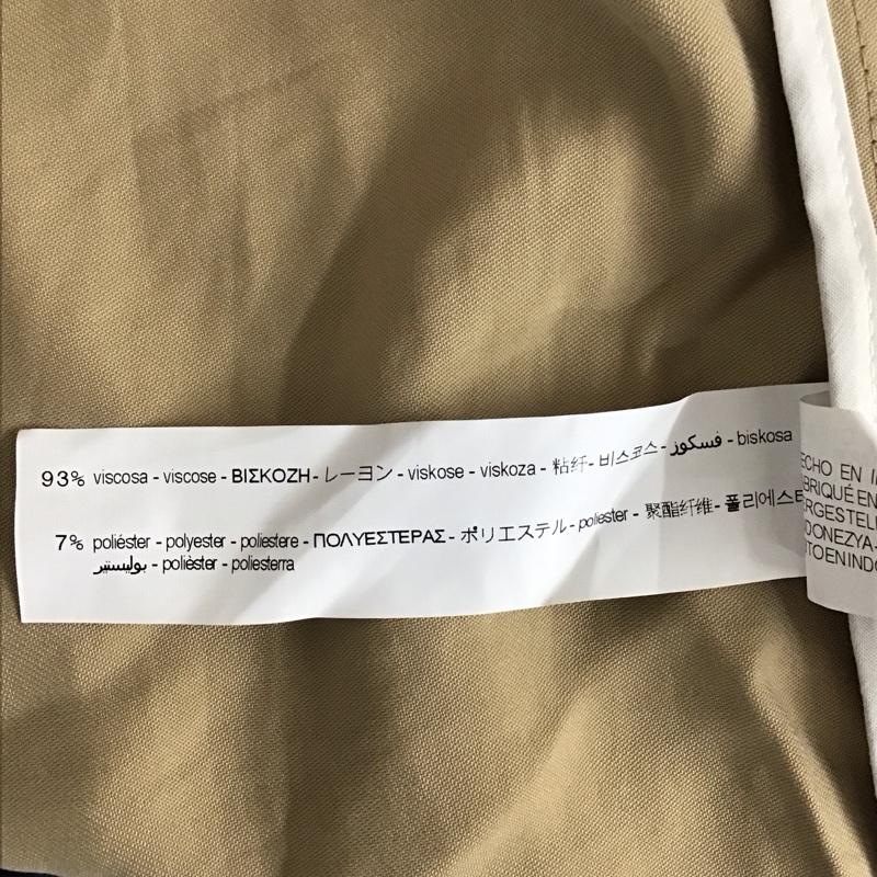ザラ ZARA コート コート一般 0518 055 704 ロング丈 XS 無地 ベージュ / ベージュ / レディース USED 古着 中古 10118469