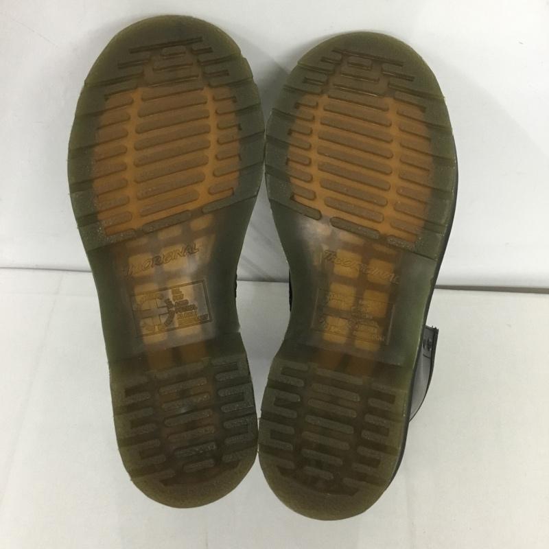 ドクターマーチン Dr.Martens ブーツ ショートブーツ 1460W 8ホール レースアップ UK3 箱有 US:5 無地 黒 / ブラック / レディース USED 古着 中古 10127765