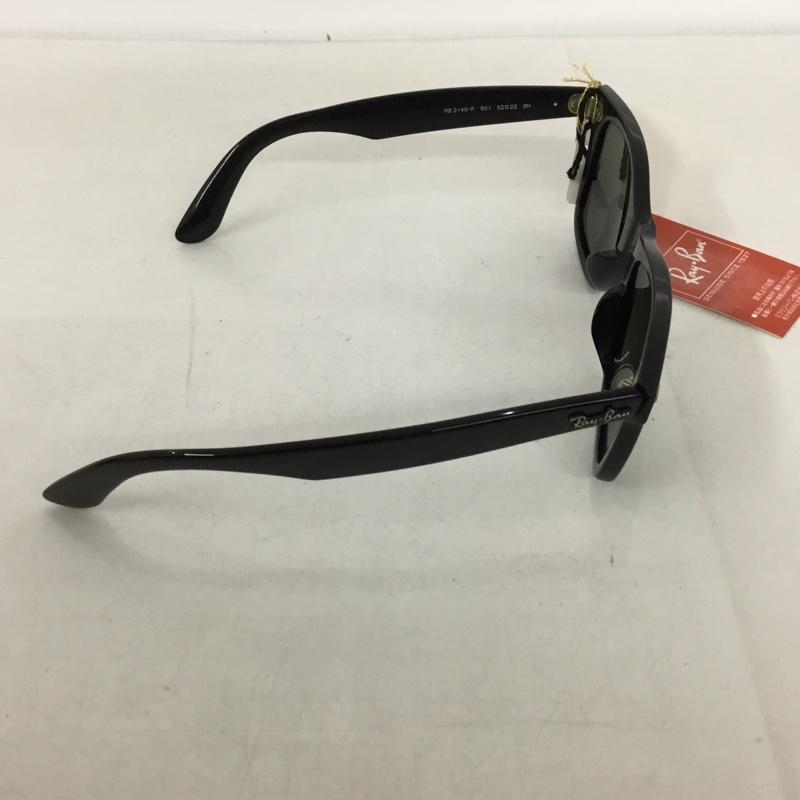 レイバン Ray-Ban めがね・サングラス サングラス RB2140-F WAYFARER カラーレンズ ケース付き ロゴ、文字 黒 / ブラック / メンズ USED 古着 中古 10129411