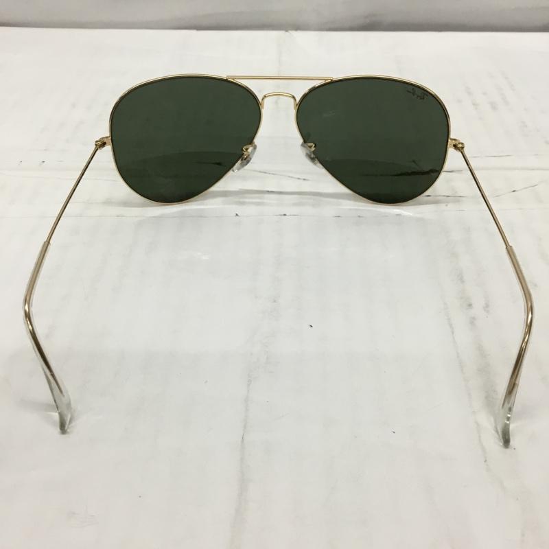 レイバン Ray-Ban めがね・サングラス サングラス RB3026 AVIATOR LARGE METAL II ケース付き ロゴ、文字 金 / ゴールド / メンズ USED 古着 中古 10107631