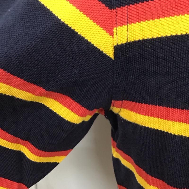 ブルックスブラザーズ BROOKS BROTHERS ポロシャツ 長袖 長袖ポロシャツ カラーシャツ 長袖カットソー XL ボーダー柄 マルチカラー / マルチカラー /  メンズ USED 古着 中古 10111156