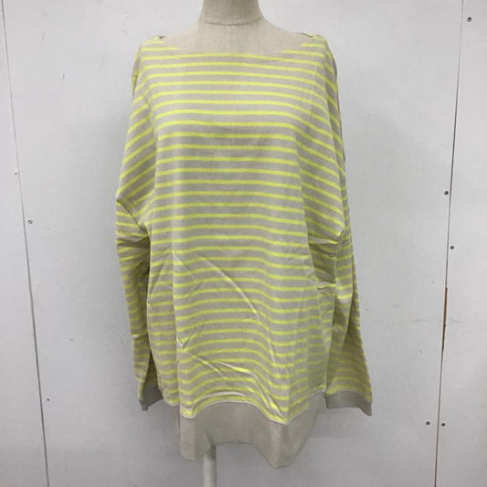 スタディオクリップ studio CLIP カットソー 長袖 ボーダー L ボーダー柄 マルチカラー / マルチカラー /  レディース USED 古着 中古 10106164