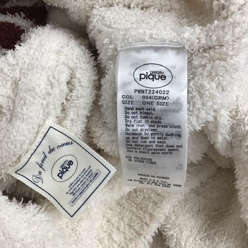 ジェラートピケ gelato pique セットアップ セットアップ pwnt224022 セットアップ ルームウェア プリント 白 / ホワイト / レディース USED 古着 中古 10123694