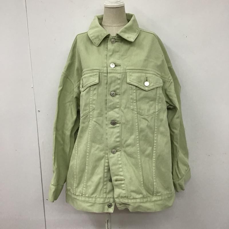 スライジーンズ SLY JEANS ジャケット、上着 ジャケット、ブレザー 030esm10-1480 Gジャン デニムジャケット カジュアルジャケット アウター 1 無地 薄緑 / ライトグリーン / レディース USED 古着 中古 10105654