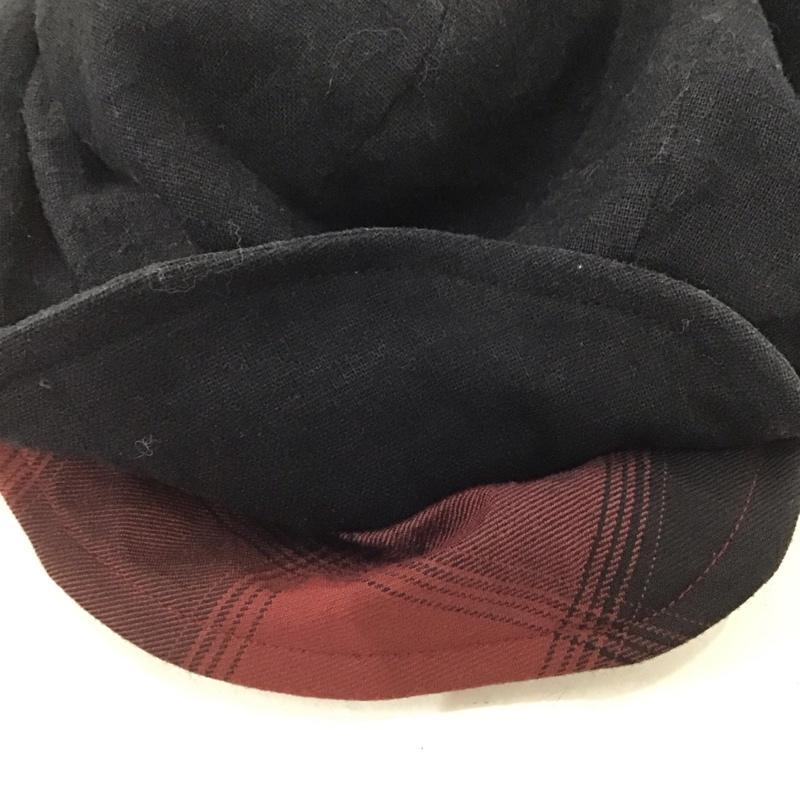 カシラ CA4LA 帽子 キャップ DOU00337 キャスケット 無地 黒 / ブラック / レディース USED 古着 中古 10141050