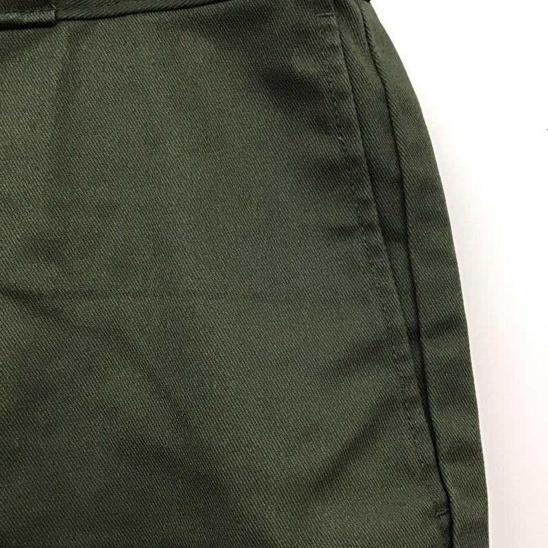 ディッキーズ Dickies パンツ ワークパンツ、ペインターパンツ ワークパンツ ワイドパンツ カジュアルパンツ 34 無地 カーキ / カーキ /  メンズ USED 古着 中古 10122707