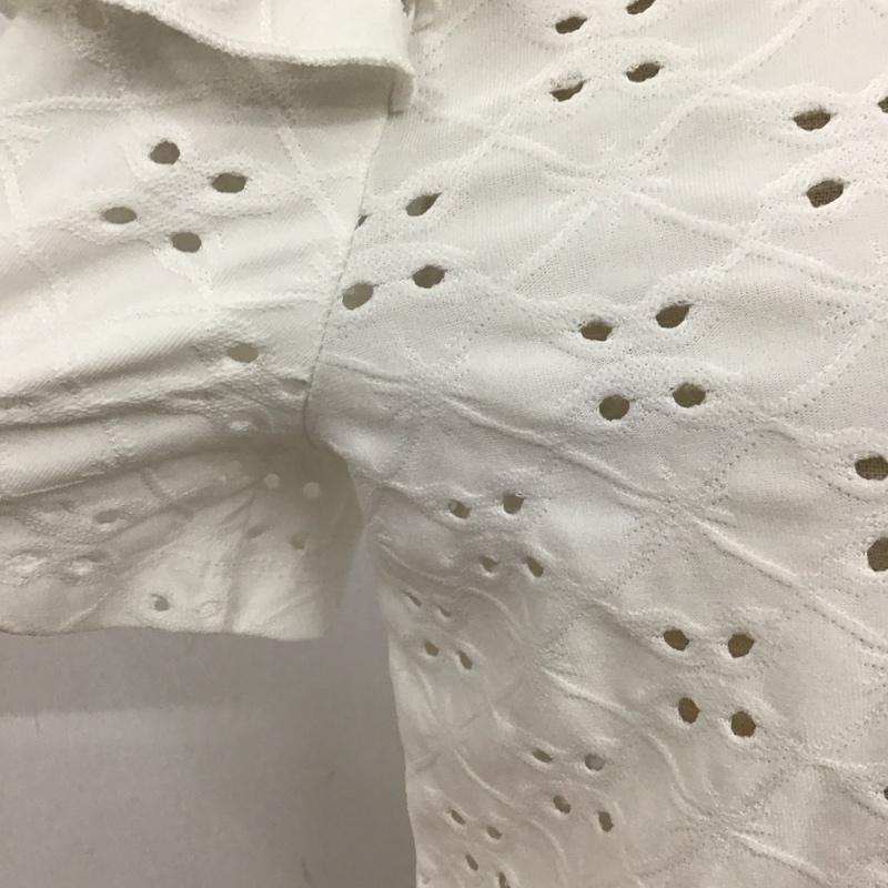 ザラ ZARA カットソー 半袖 5580 009 250 エンブロイダリー S 刺繍 白 / ホワイト /  レディース USED 古着 中古 10109078