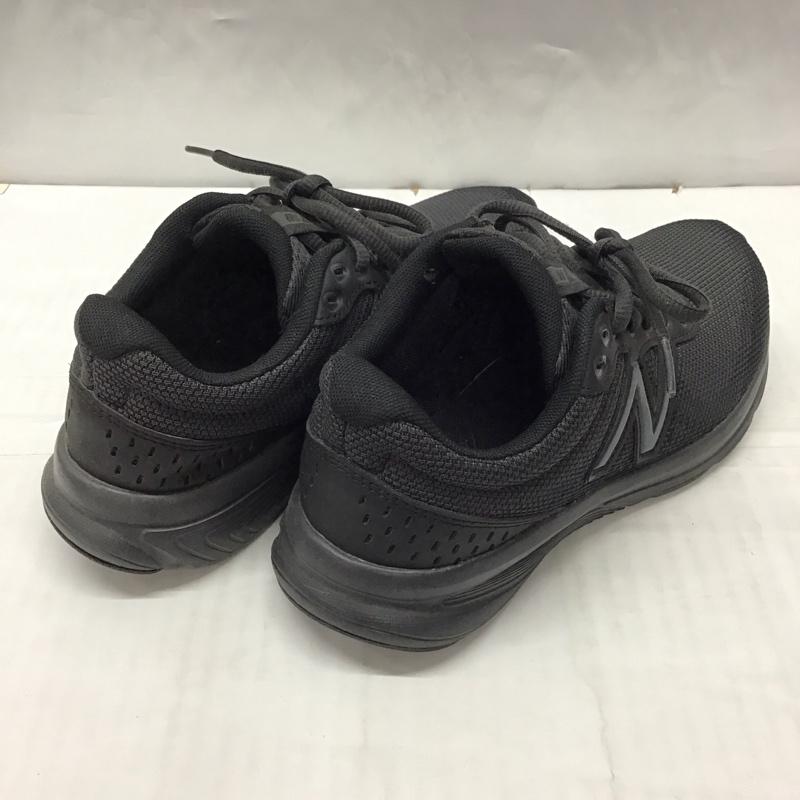 ニューバランス New Balance スニーカー スニーカー W411LK2 ランニングシューズ 23cm 箱有 23.0cm ロゴ、文字 黒 / ブラック / レディース USED 古着 中古 10116963