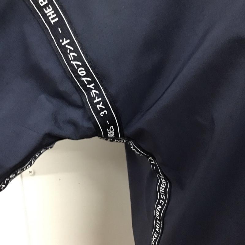 アディダス adidas カットソー 半袖 半袖カットソー プリントTシャツ クルーネックカットソー リバーシブル ロゴ、文字 紺 / ネイビー / レディース USED 古着 中古 10123911
