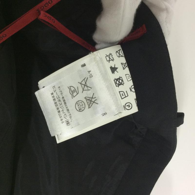 ヒューゴボス HUGO BOSS スカート ひざ丈スカート 6 無地 黒 / ブラック /  レディース USED 古着 中古 10004235