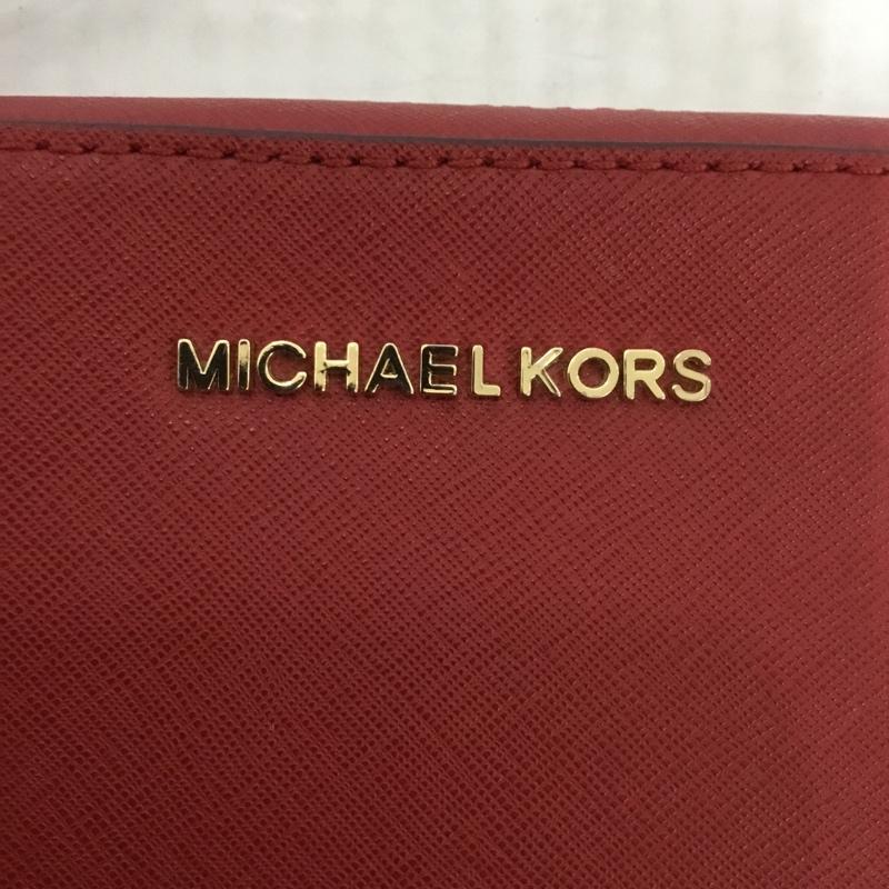 マイケルコース MICHAEL KORS ショルダーバッグ ショルダーバッグ 35T8GTTC9L チェーンベルト ロゴ、文字 赤 / レッド / レディース USED 古着 中古 10124241