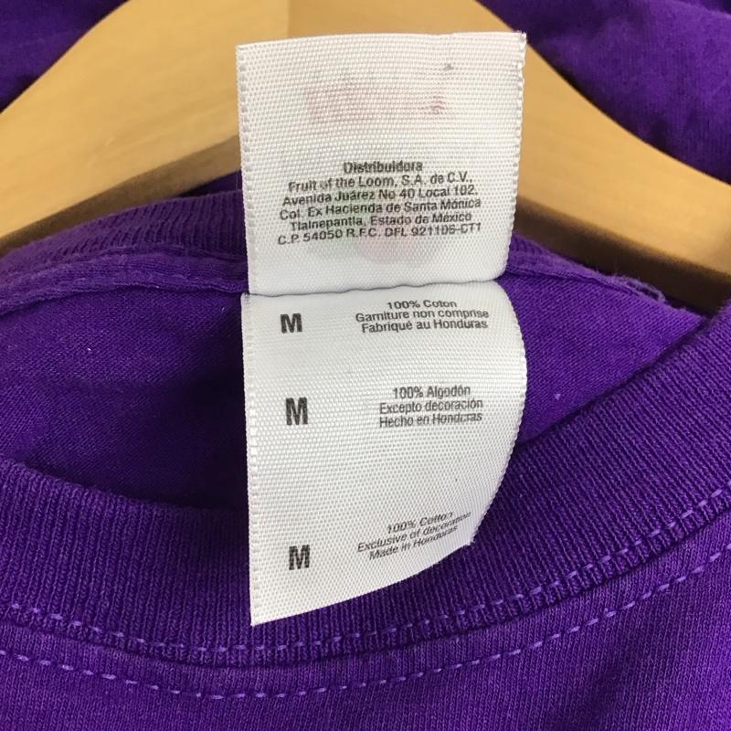 フルーツオブザルーム FRUIT OF THE LOOM Tシャツ 半袖 Microsoft M プリント X ロゴ、文字 紫 / パープル / メンズ USED 古着 中古 10130760