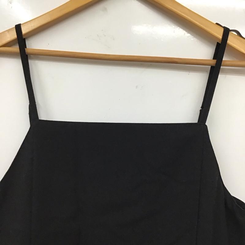 チル CHILLE ワンピース ロングスカート 231004 キャミソールワンピ M 無地 黒 / ブラック / レディース USED 古着 中古 10119252