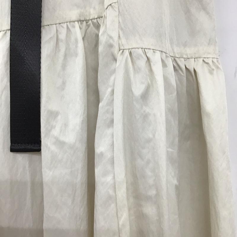 ジーナシス JEANASIS スカート ロングスカート JS050886CF ロングスカート フレアスカート FREE 無地 白 / ホワイト / レディース USED 古着 中古 10135801