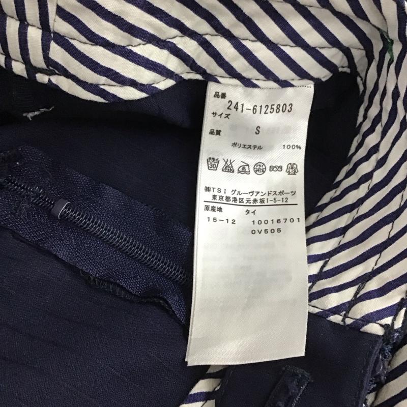 キャロウェイ CALLAWAY パンツ ショートパンツ 241-6125803 ショートパンツ ゴルフ スポーツウェア S ストライプ 紺 / ネイビー / レディース USED 古着 中古 10133035