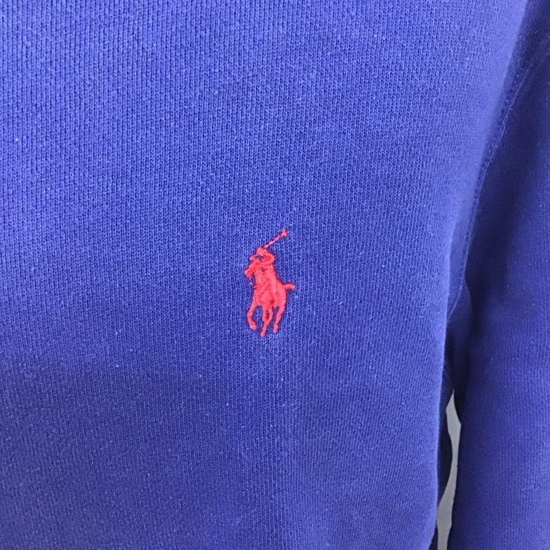 ポロバイラルフローレン Polo by RALPH LAUREN トレーナー 長袖 スウェット M ワンポイント 青 / ブルー / メンズ USED 古着 中古 10108245