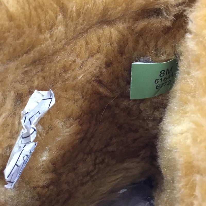 ティンバーランド Timberland ブーツ ショートブーツ 61644 スウェード ボア 8M ワンポイント キャメル / キャメル / レディース USED 古着 中古 10103616