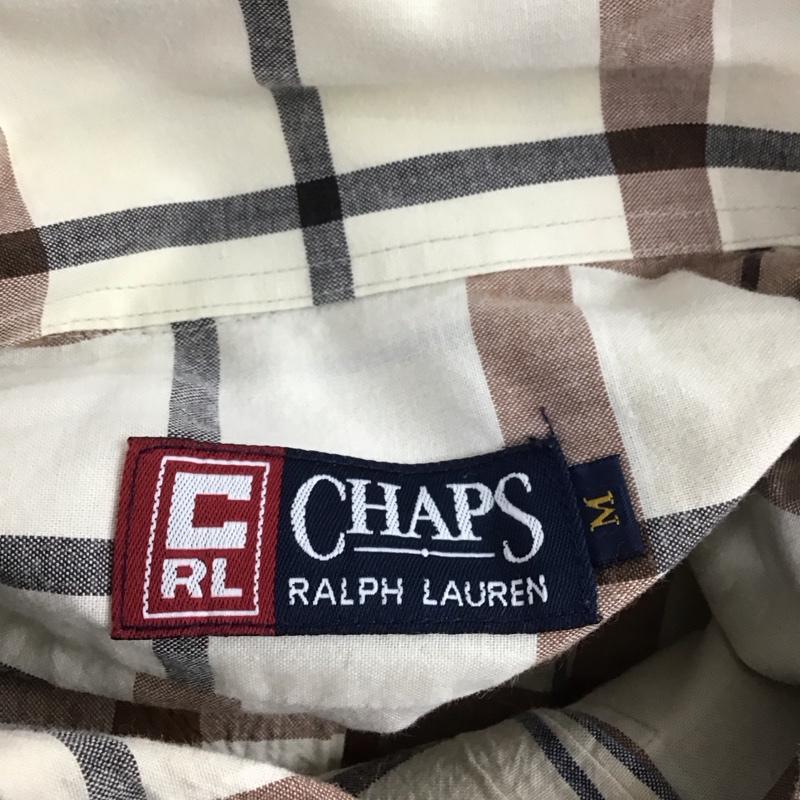 チャップス CHAPS シャツ、ブラウス 半袖 半袖シャツ カラーシャツ 半袖カットソー チェックシャツ M チェック マルチカラー / マルチカラー / メンズ USED 古着 中古 10106569
