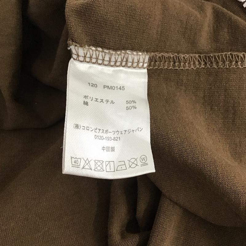 コロンビア Columbia Tシャツ 半袖 120 PM0145 半袖カットソー プリントTシャツ M ロゴ、文字 茶 / ブラウン / メンズ USED 古着 中古 10135736