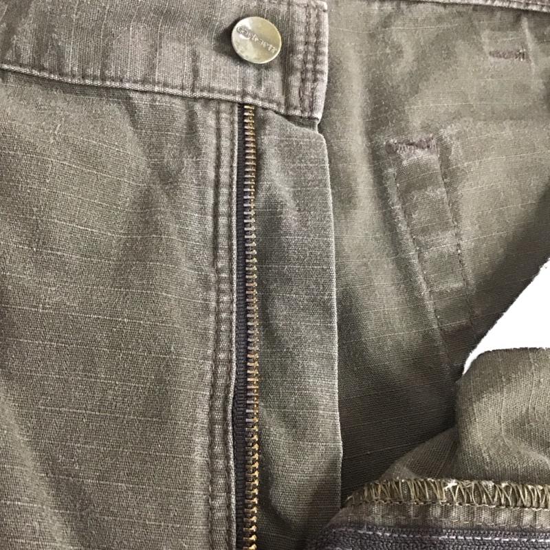 カーハート Carhartt パンツ ワークパンツ、ペインターパンツ 36インチ 無地 茶 / ブラウン / メンズ USED 古着 中古 10131925